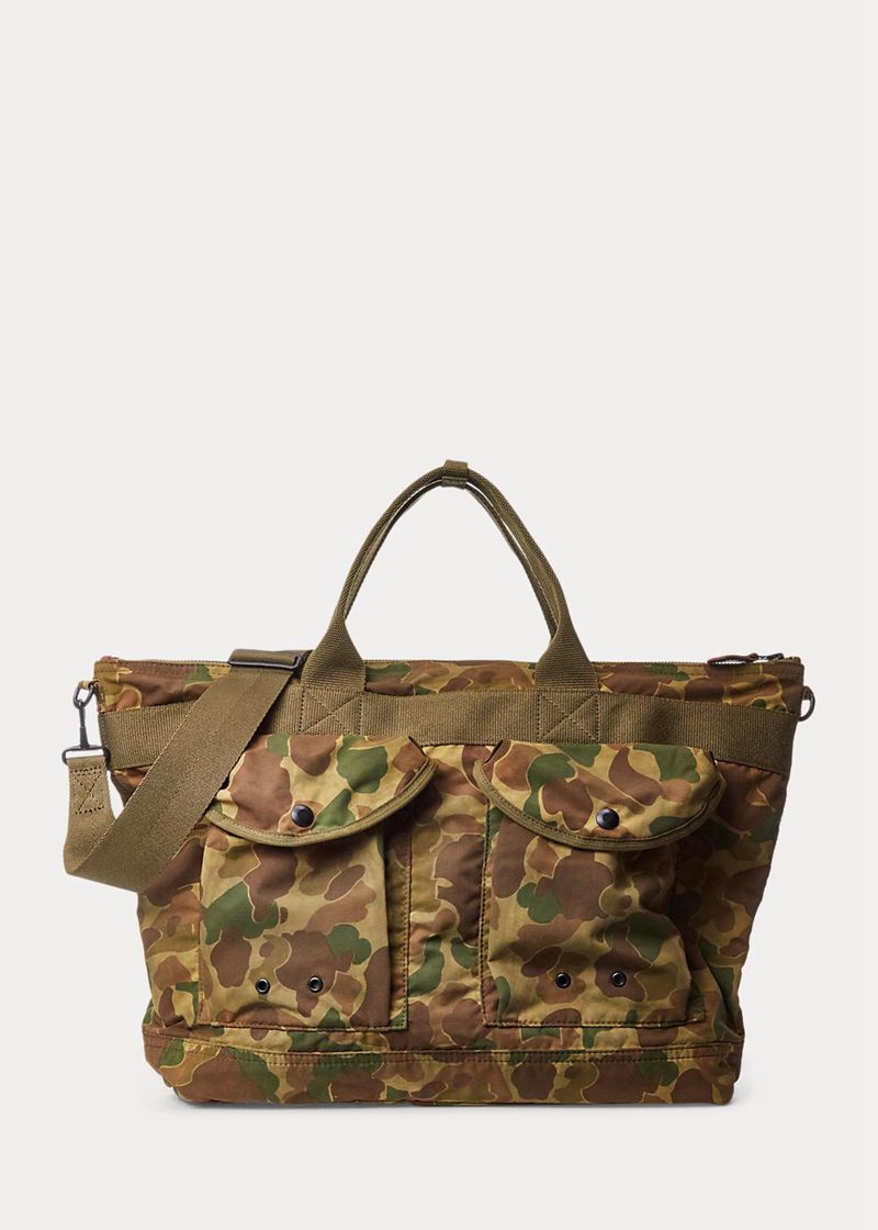 Bolso RRL Hombre Camo Messenger Chile Verde Oliva DAQXE-3768